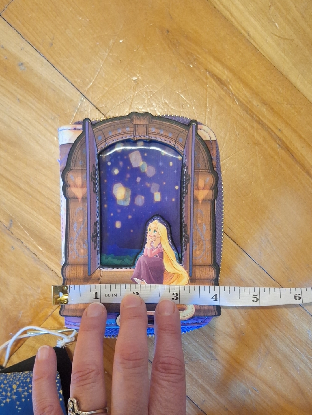 NWT Disney X Loungefly Lenticular Lantern Wallet Tangled Rapunzel - Picture 10 of 11